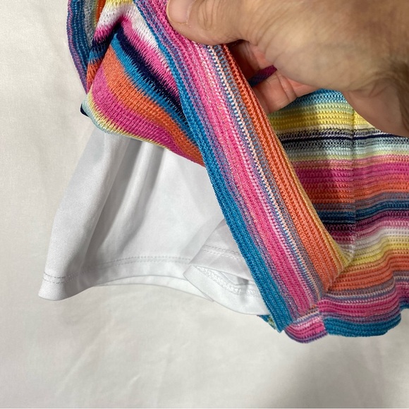 Wonder Nation Multi-Colored Striped Kids Shorts - Picture 3 of 5